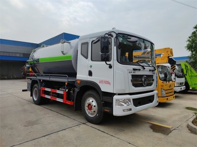 抽吸運(yùn)輸污水淤泥、糞便、沼液罐式車(chē)，國(guó)六排放吸污車(chē)抽吸快、適用面廣